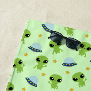 Serviette de plage Alien