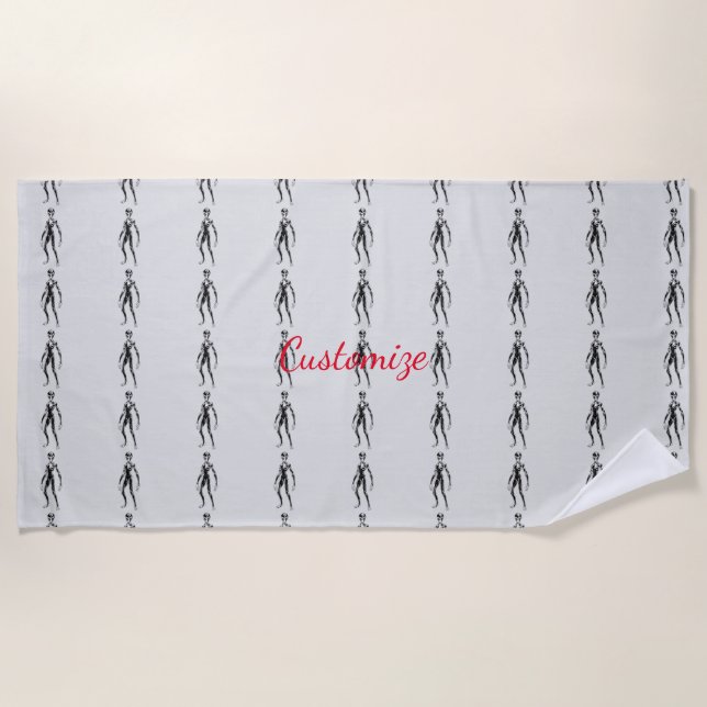 Serviette De Plage Alien UFO Thunder_Cove (Devant)