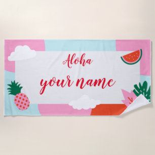 Serviette de plage Aloha