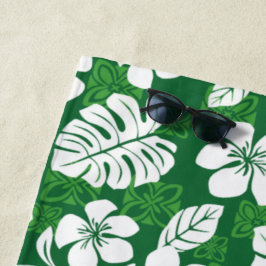 SERVIETTE DE PLAGE ALOHA VENDREDI (VERT)