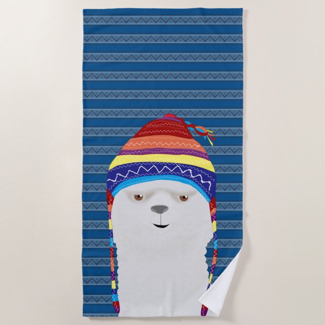 Serviette de plage Alpaca (Devant)