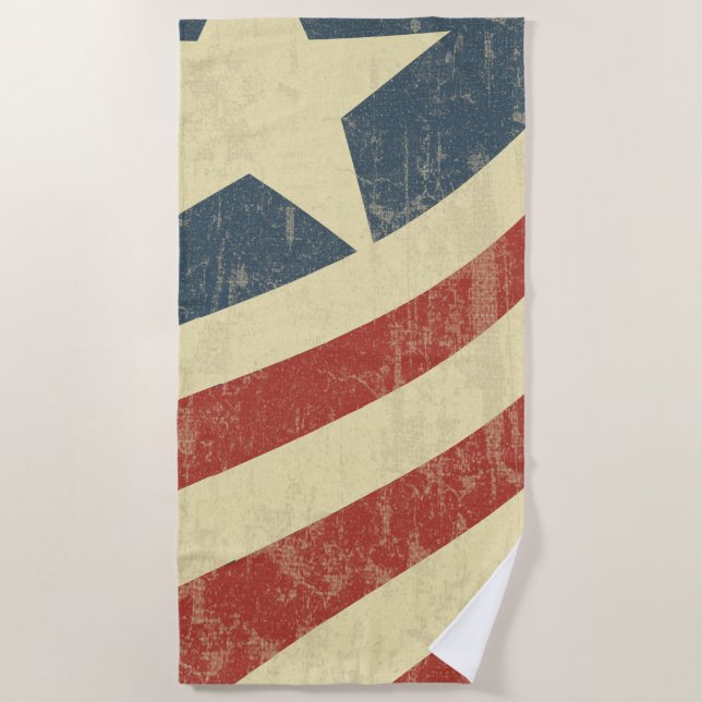Serviette De Plage Américain (Devant)