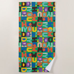 Serviette De Plage AMIS™ Comment faire un Motif dynamique