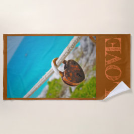 Serviette De Plage Amour enfermé !