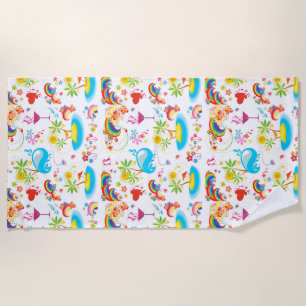 Serviette De Plage Amusement d'été
