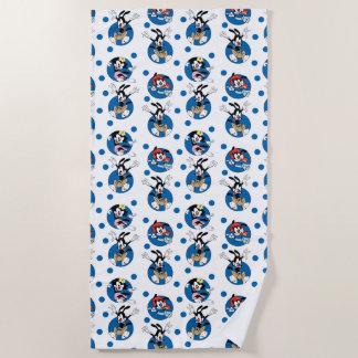 Serviette De Plage Animaniacs | Yakko, Wakko, & Motif du cercle de po