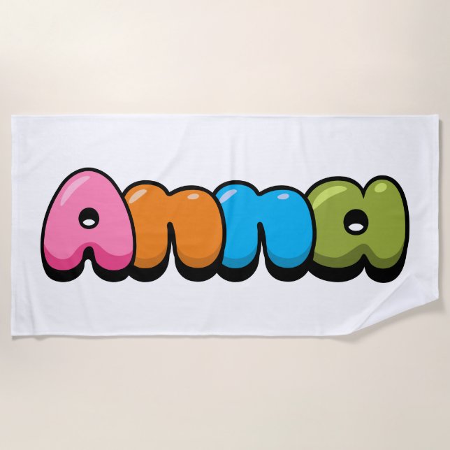 Serviette De Plage Anna (Devant)