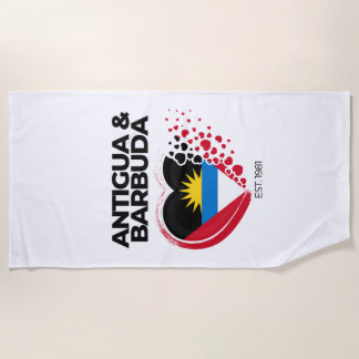 Serviette De Plage Antigua-et-Barbuda