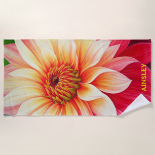 Serviette De Plage Après-midi de Dahlia