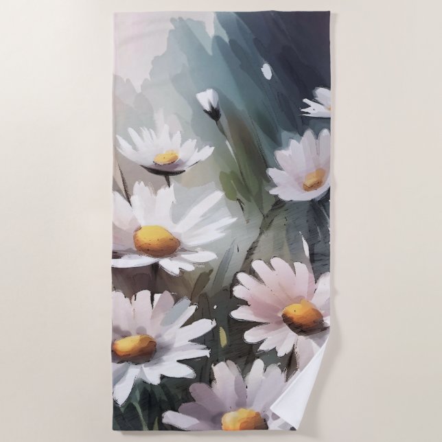 Serviette De Plage Aquarelle (Devant)