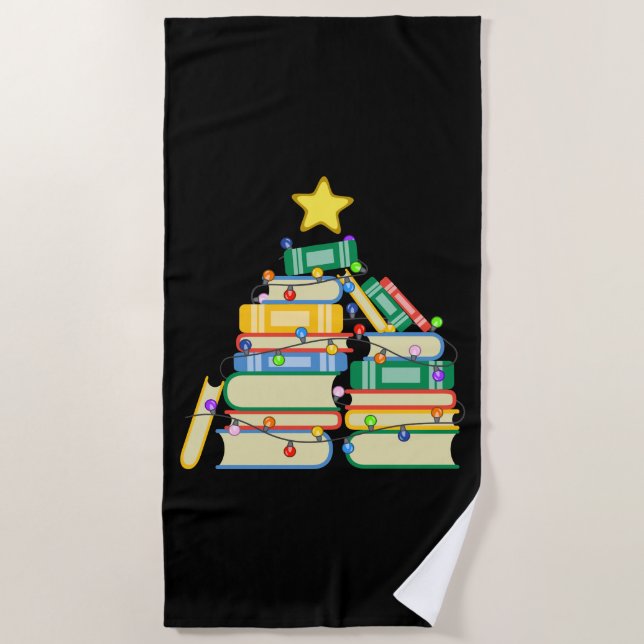 Serviette De Plage Arbre de Noël II (Devant)