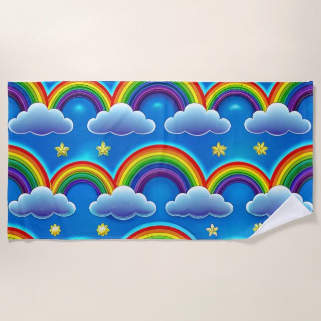 Serviette De Plage Arc en ciel de l'espoir - Couverture bébé conforta (Devant)