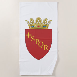 Serviette De Plage Armoiries romaines (SPQR) (Rome, Italie)