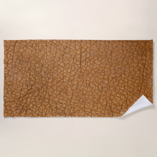 Serviette De Plage aspect cuir synthétique