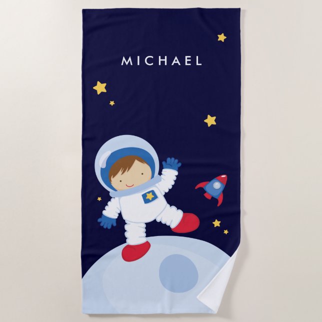 Serviette De Plage Astronaut Boy (Devant)