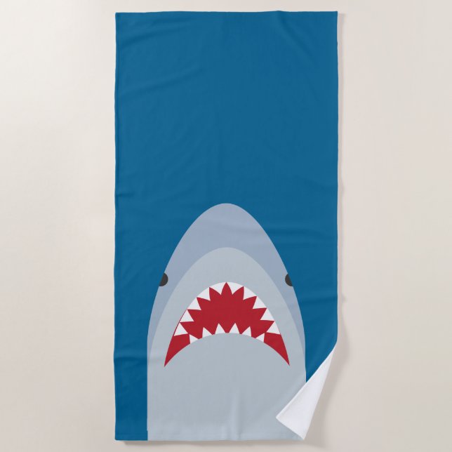Serviette De Plage Attaque de requins (Devant)