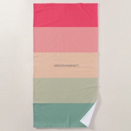 Serviette De Plage Aube de la côte du Golfe personnalisée