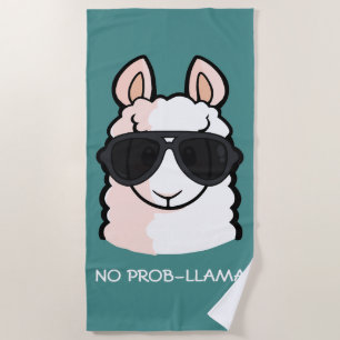 Serviette De Plage Aucun Prob-Lama