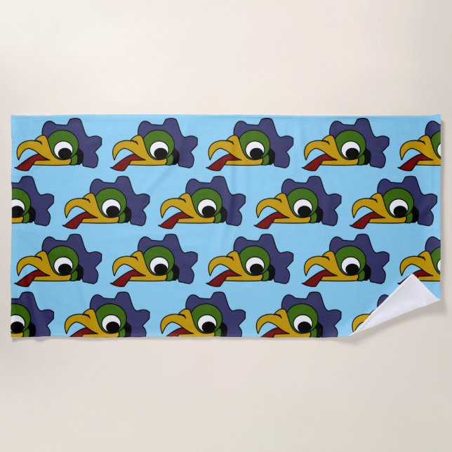 Serviette De Plage Aztec Bird (Devant)