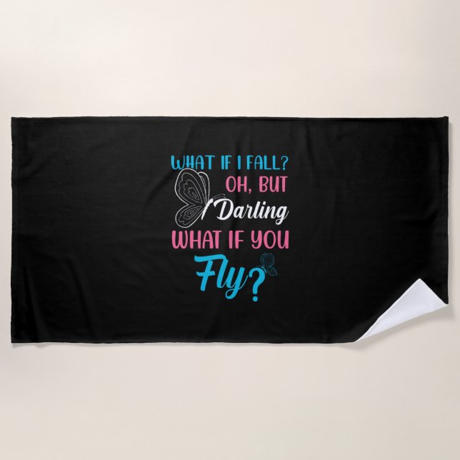 Serviette De Plage Babfly | If You Fly (Devant)