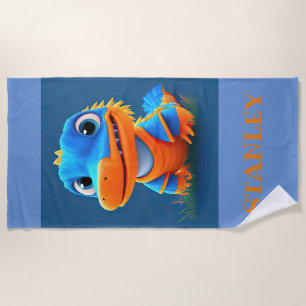 Serviette De Plage Baby Blue Gator