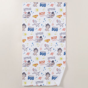 Serviette De Plage Baby Krypto & Superman Motif