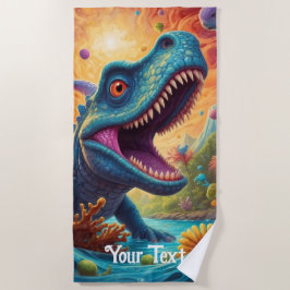 Serviette De Plage Baby shower Dino-Mite