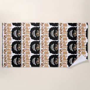 Serviette De Plage Bachelorette Parti Melanin Bride