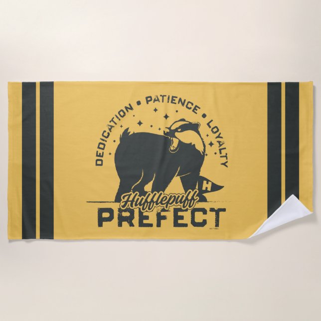 Serviette De Plage Badge de préconfiguration HUFFLEPUFF™ (Devant)