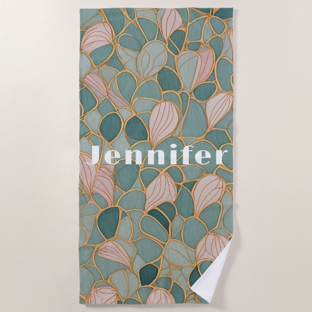 Serviette De Plage Balances mystiques : Imaginaire pastel (Devant)