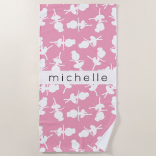 Serviette De Plage Ballerina Motif, Filles de ballet, Danse, Votre No