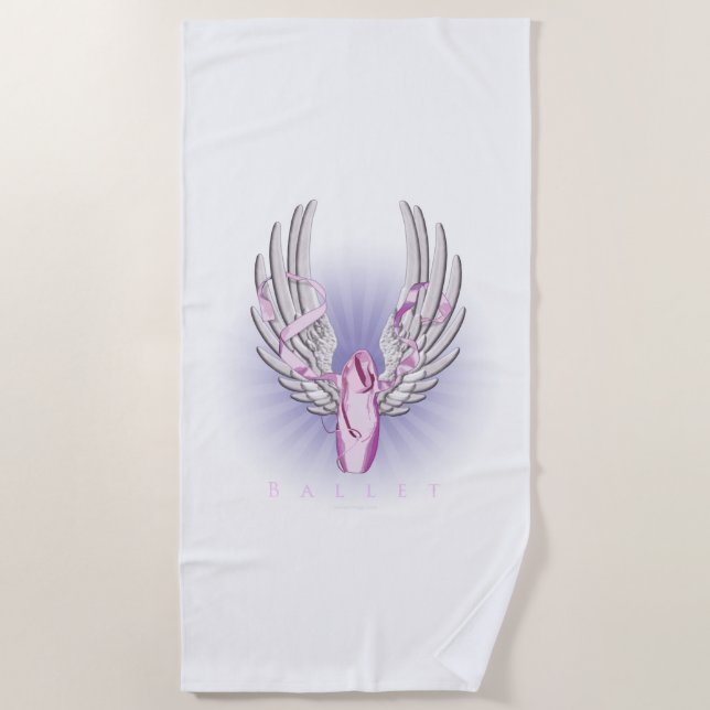 Serviette De Plage Ballet ailé (Danse) (Devant)