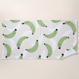 Serviette De Plage Banana Pop Sage Green