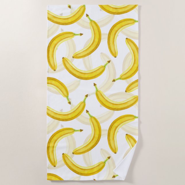Serviette De Plage Bananes (Devant)