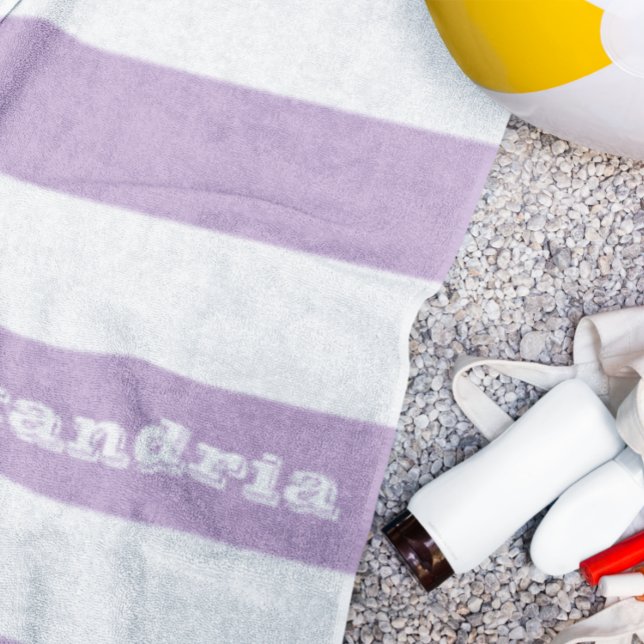 Serviette De Plage Bande pourpre (Créateur téléchargé)