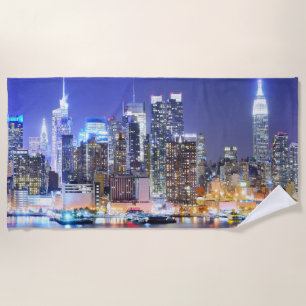 Serviette De Plage Bâtiments de Manhattan