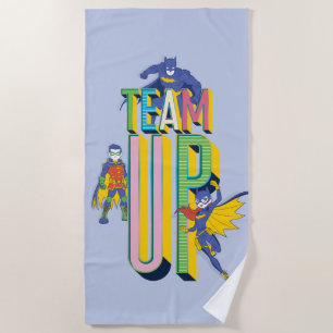 Serviette De Plage Batman   Team Up
