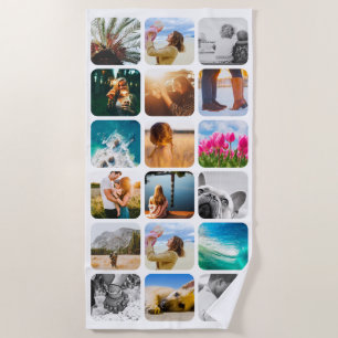 Serviette De Plage Beach Towel 18 Photo Modèle arrondi