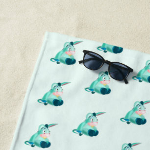 Serviette De Plage Bébé mignon âne