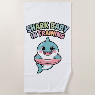 Serviette De Plage Bébé requin en formation Enfants