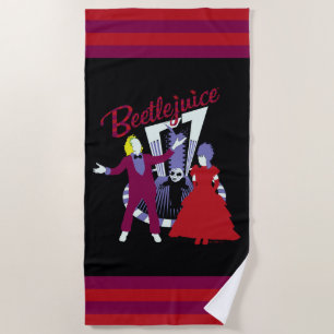 Serviette De Plage Beetlejuice   Beetlejuice & Lydia Wedding