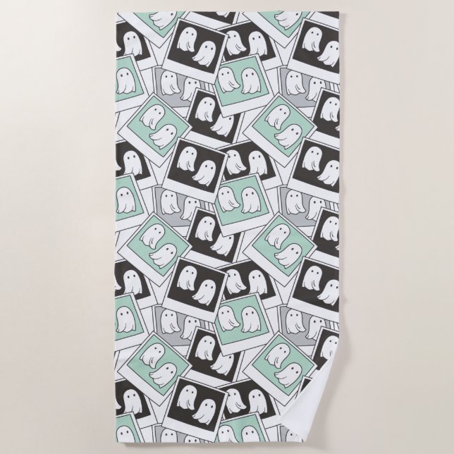 Serviette De Plage Beetlejuice | Chibi Lydia Photographie de fantômes (Devant)