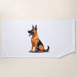 Serviette De Plage Berger belge Malinois (6)