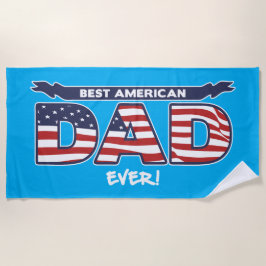 Serviette De Plage Best American Dad Ever