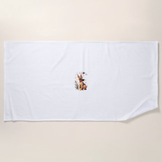 Serviette De Plage Best life with Dutch Shepherd Tank Top