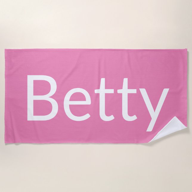 Serviette De Plage Betty  (Devant)