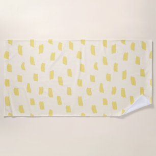 Serviette De Plage Beurre de marque perdue Jaune