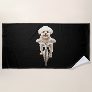 Serviette De Plage Bichon frisé