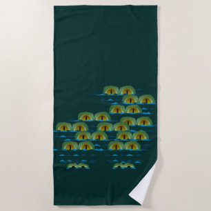 Serviette de plage Big Croc Beach