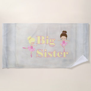 Serviette De Plage Big Soeur Danser Ballerina